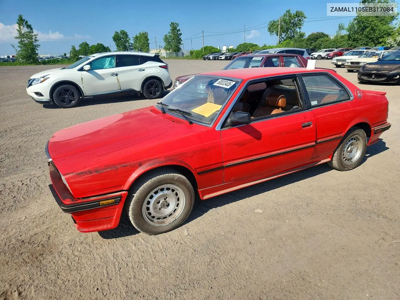 1984 Maserati Biturbo VIN: ZAMAL1105EB317084 Lot: 60033406