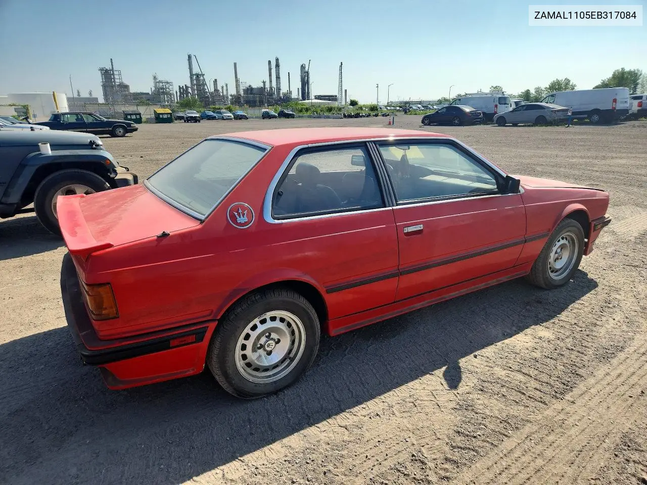 1984 Maserati Biturbo VIN: ZAMAL1105EB317084 Lot: 60033406