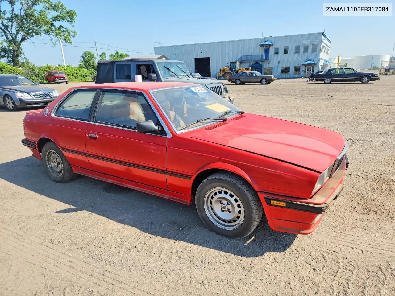 1984 Maserati Biturbo VIN: ZAMAL1105EB317084 Lot: 60033406