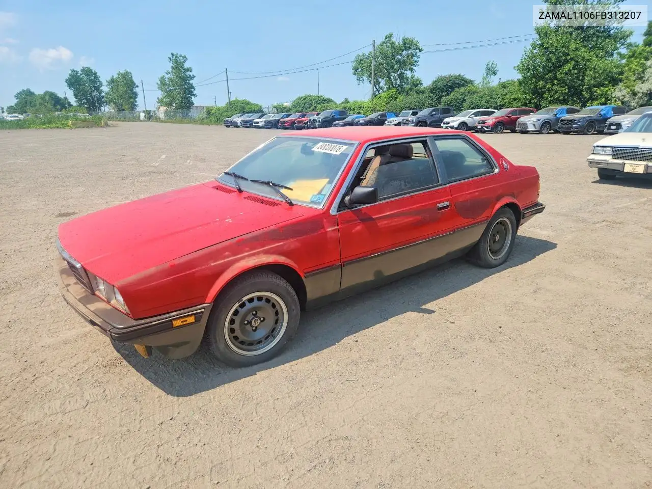 1985 Maserati Biturbo VIN: ZAMAL1106FB313207 Lot: 60030076