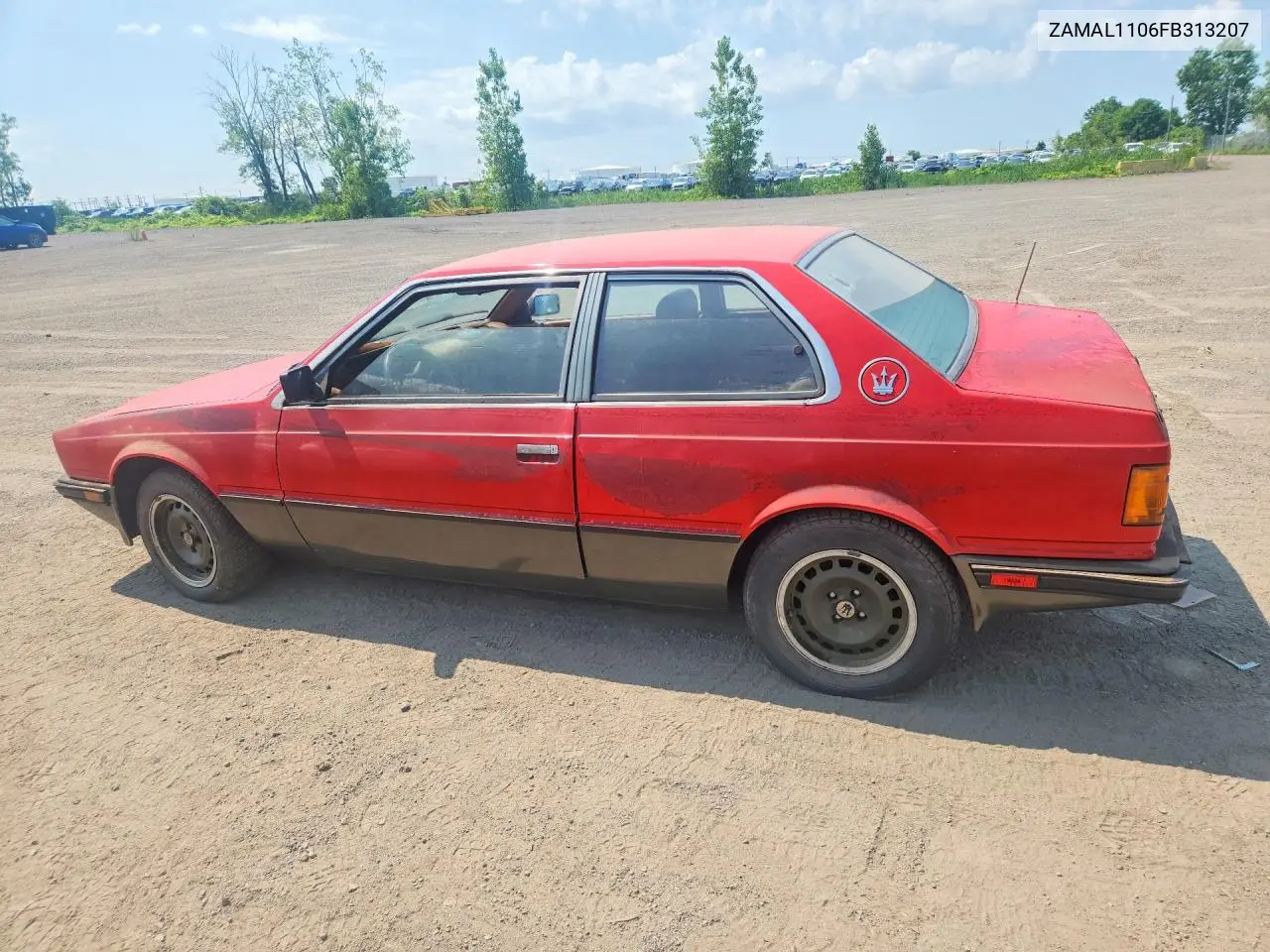 1985 Maserati Biturbo VIN: ZAMAL1106FB313207 Lot: 60030076