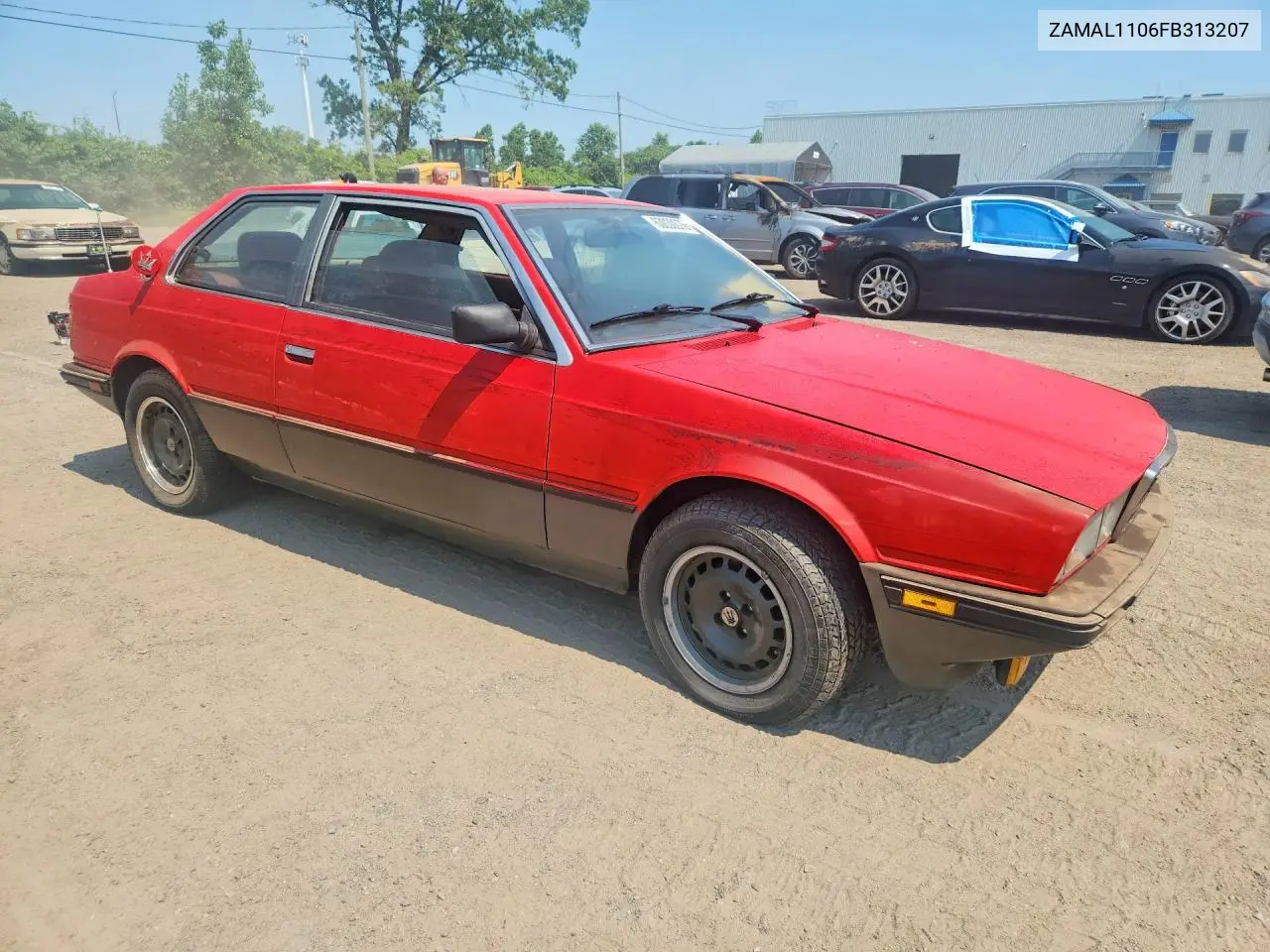1985 Maserati Biturbo VIN: ZAMAL1106FB313207 Lot: 60030076