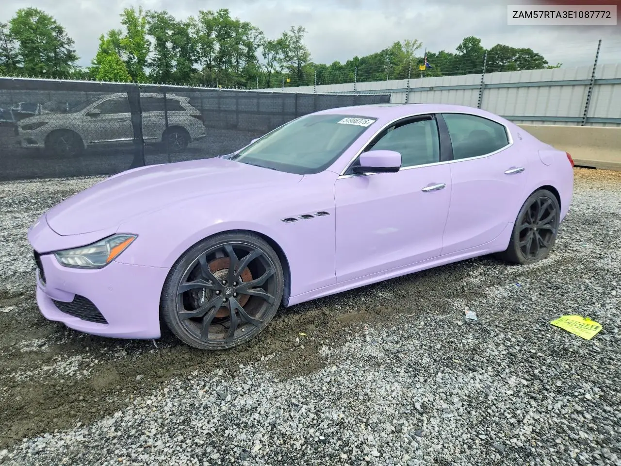 2014 Maserati Ghibli S VIN: ZAM57RTA3E1087772 Lot: 54986376