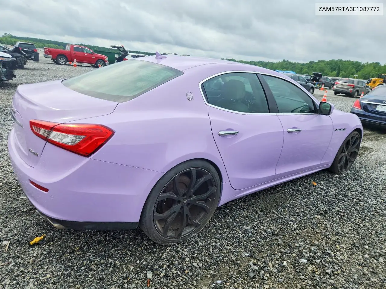 2014 Maserati Ghibli S VIN: ZAM57RTA3E1087772 Lot: 54986376