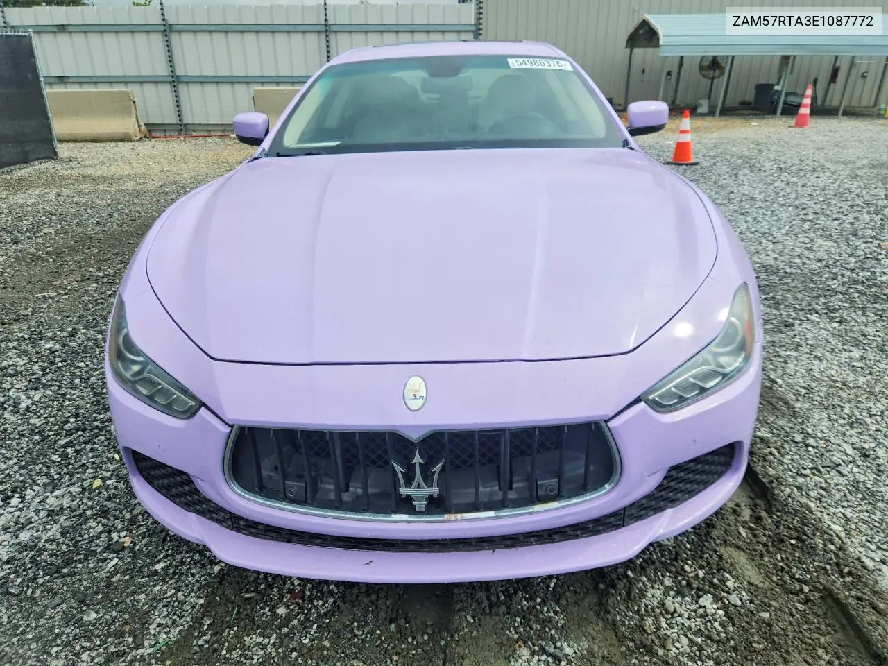 2014 Maserati Ghibli S VIN: ZAM57RTA3E1087772 Lot: 54986376