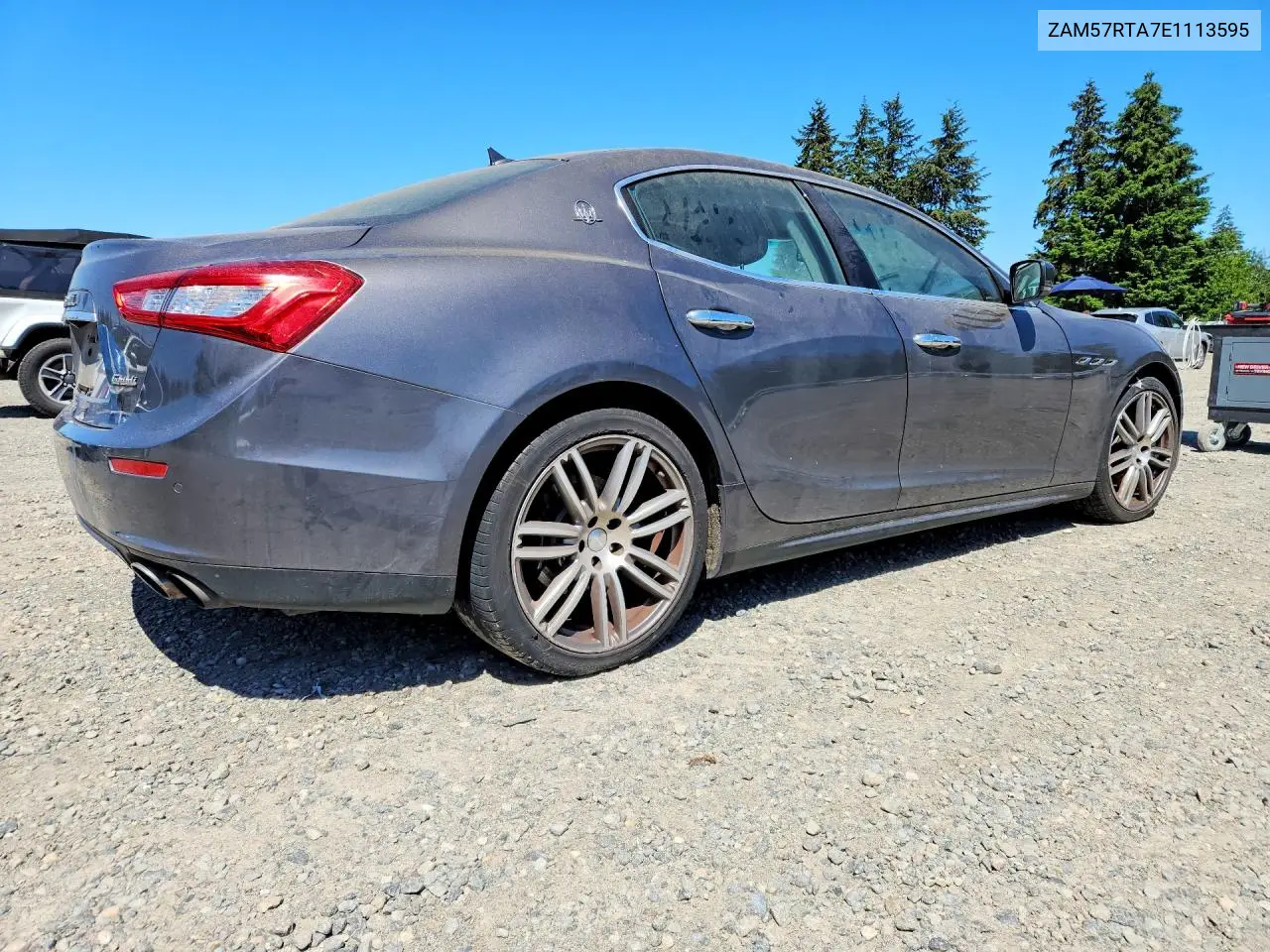 2014 Maserati Ghibli S VIN: ZAM57RTA7E1113595 Lot: 55231836