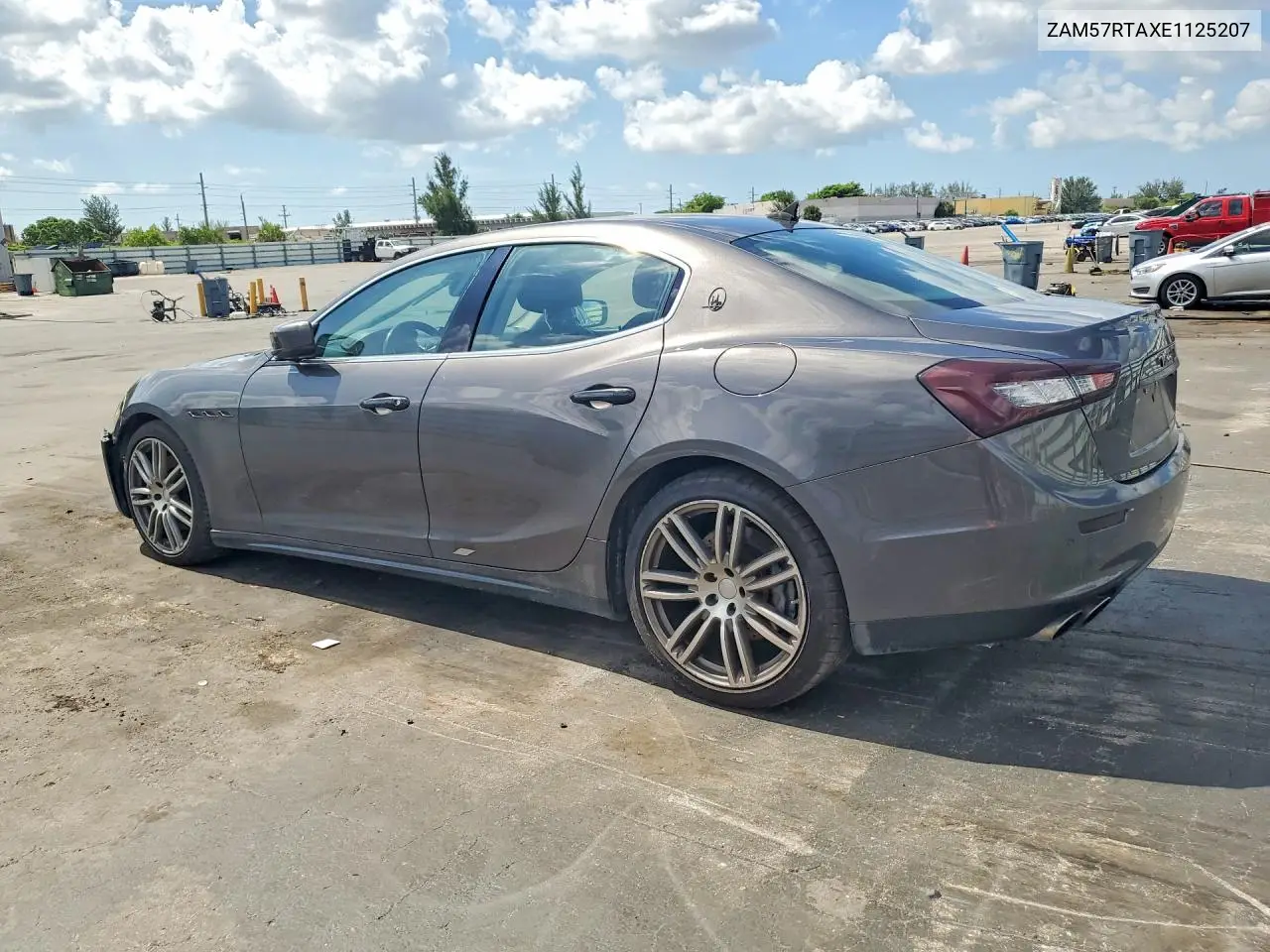 2014 Maserati Ghibli S Q4 VIN: ZAM57RTAXE1125207 Lot: 57360886