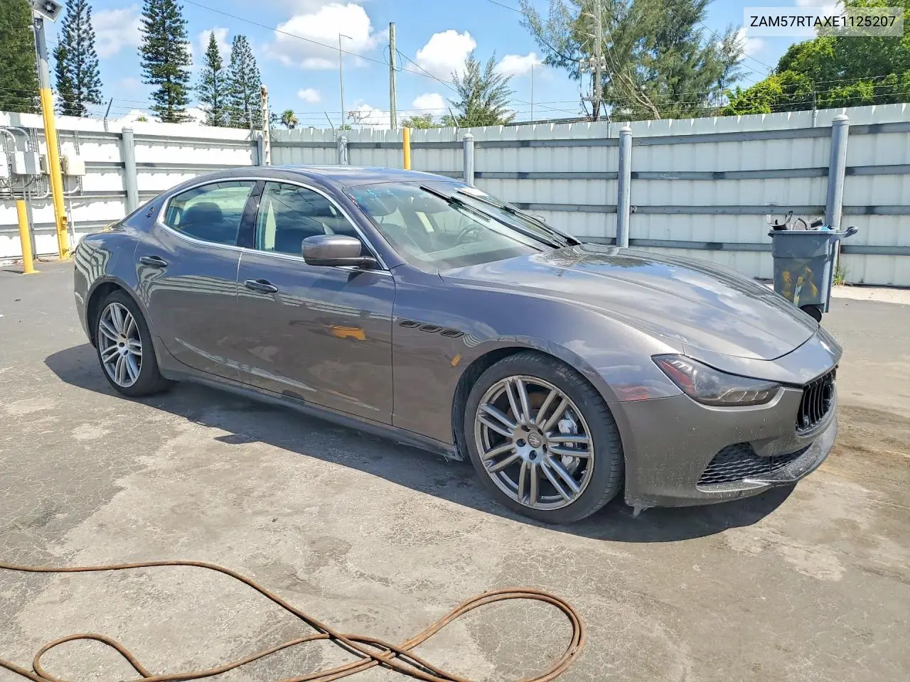 2014 Maserati Ghibli S Q4 VIN: ZAM57RTAXE1125207 Lot: 57360886