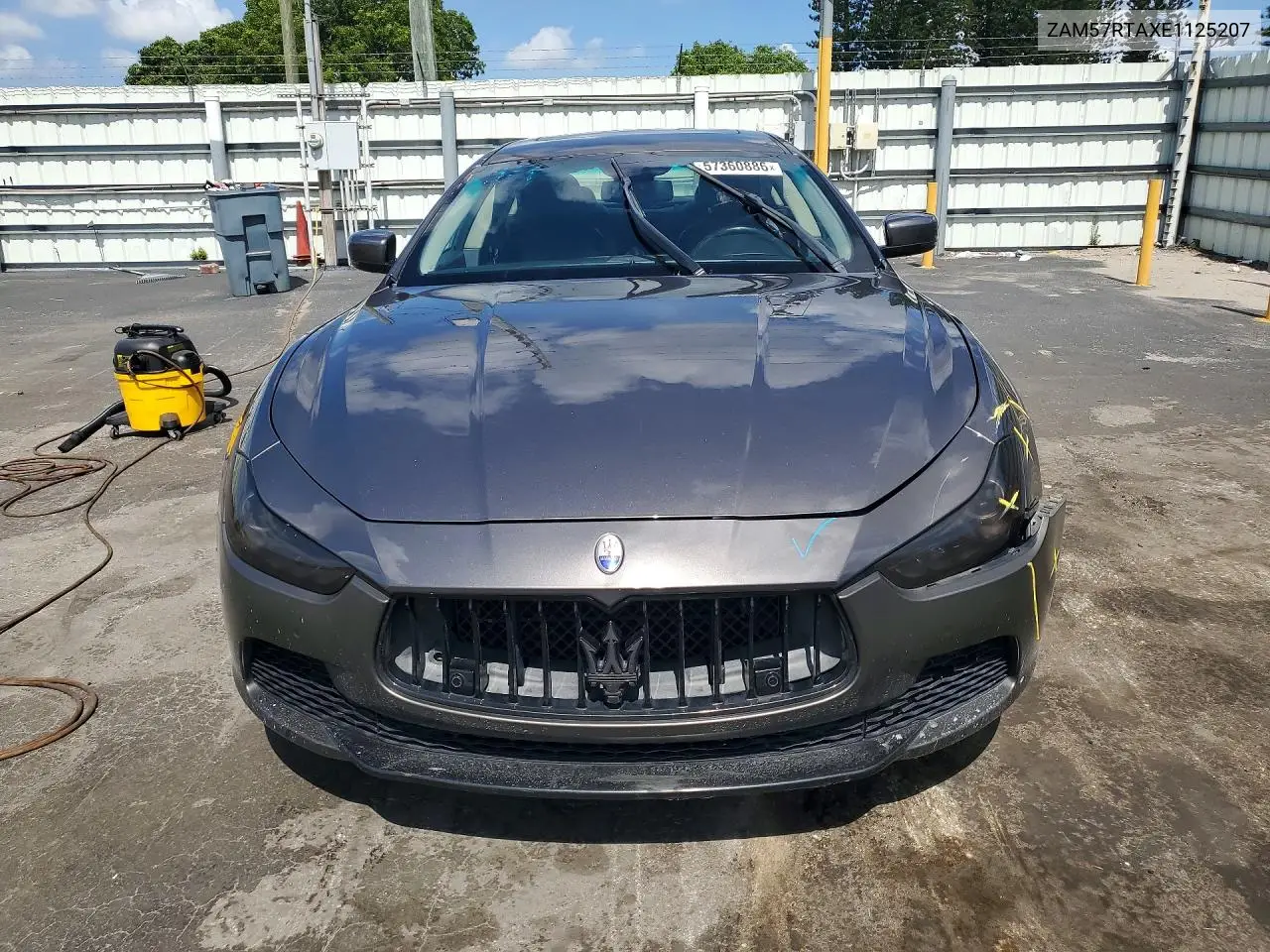 2014 Maserati Ghibli S Q4 VIN: ZAM57RTAXE1125207 Lot: 57360886