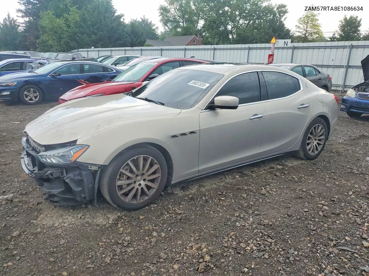 2014 Maserati Ghibli S VIN: ZAM57RTA8E1086634 Lot: 59607826
