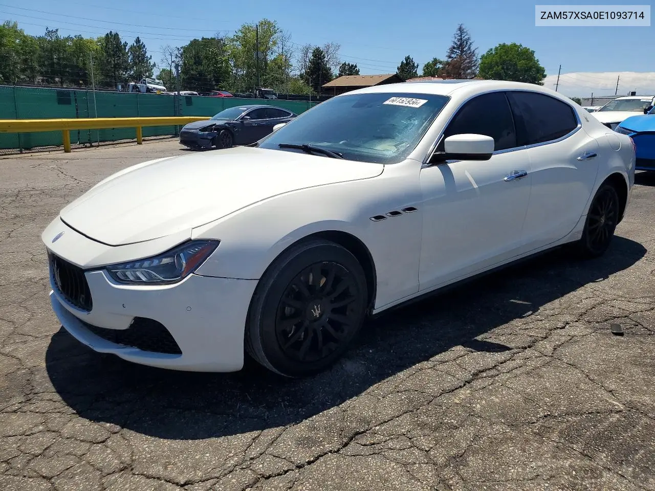 2014 Maserati Ghibli VIN: ZAM57XSA0E1093714 Lot: 60152956