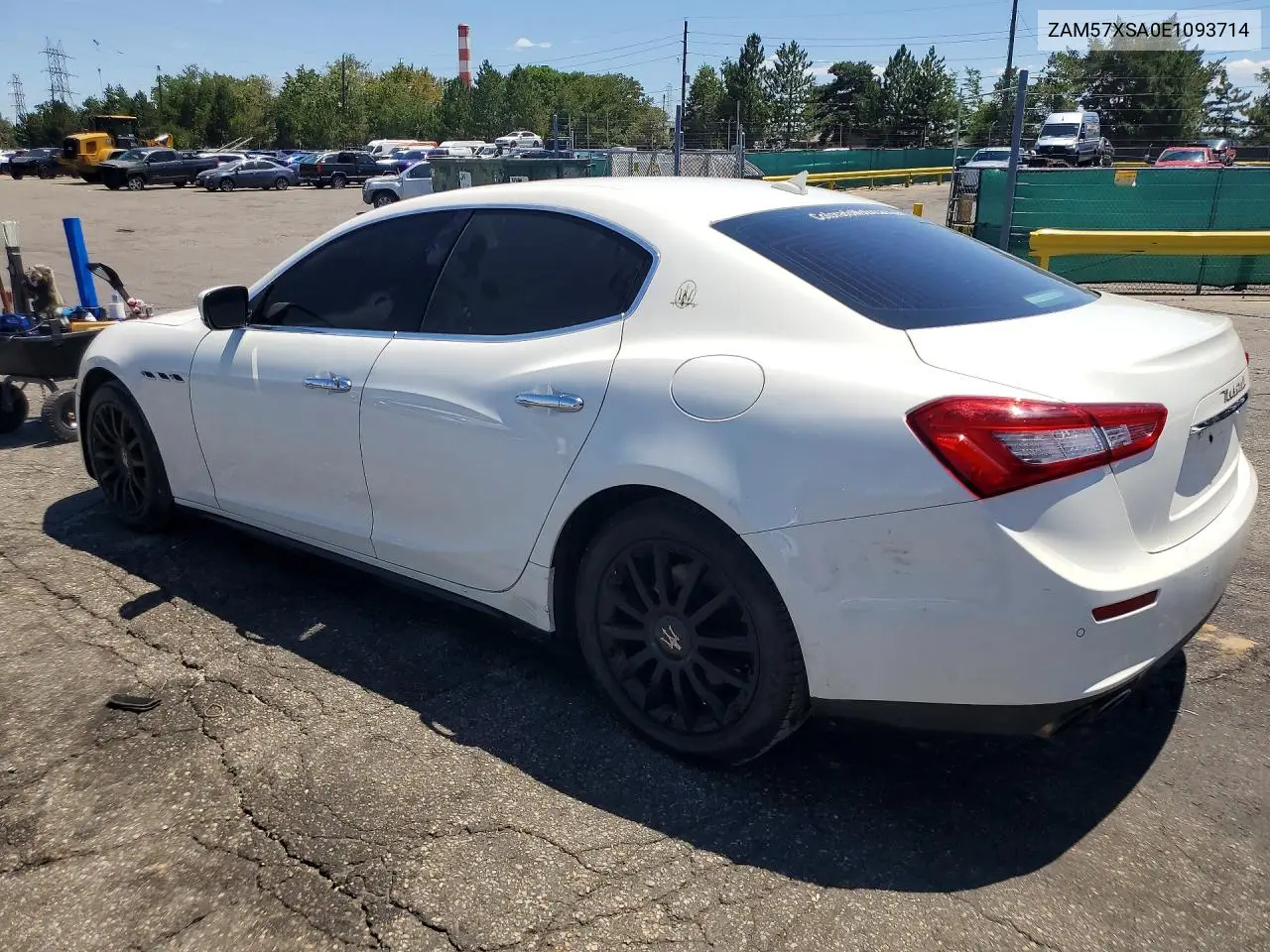 2014 Maserati Ghibli VIN: ZAM57XSA0E1093714 Lot: 60152956