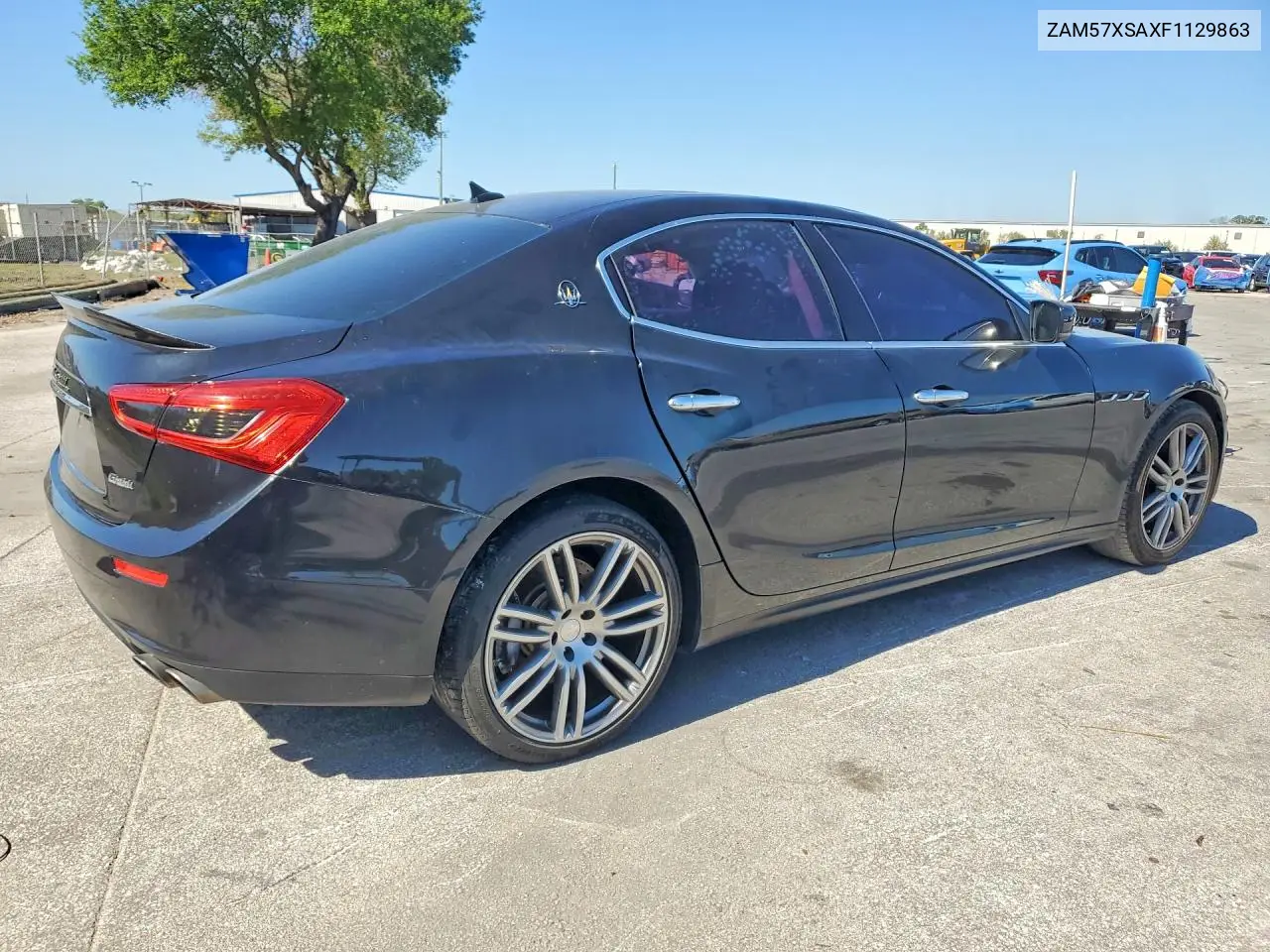 2015 Maserati Ghibli VIN: ZAM57XSAXF1129863 Lot: 46351386