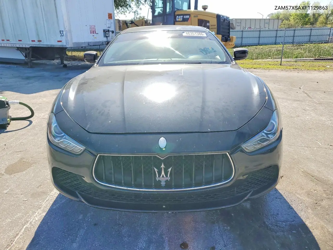 2015 Maserati Ghibli VIN: ZAM57XSAXF1129863 Lot: 46351386