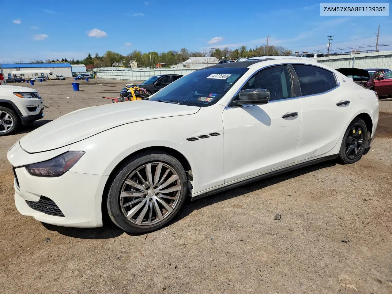 2015 Maserati Ghibli VIN: ZAM57XSA8F1139355 Lot: 49735966