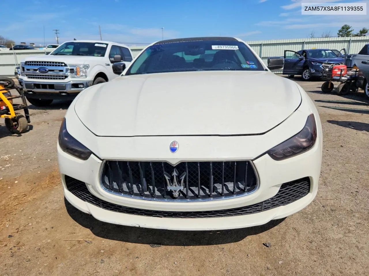 2015 Maserati Ghibli VIN: ZAM57XSA8F1139355 Lot: 49735966