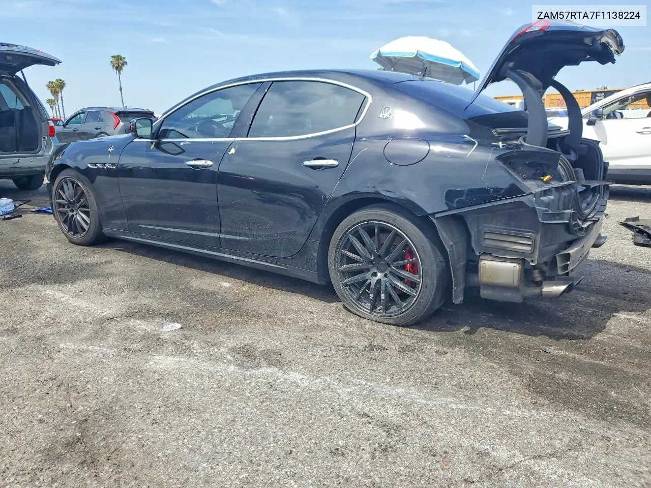 2015 Maserati Ghibli S VIN: ZAM57RTA7F1138224 Lot: 50286266