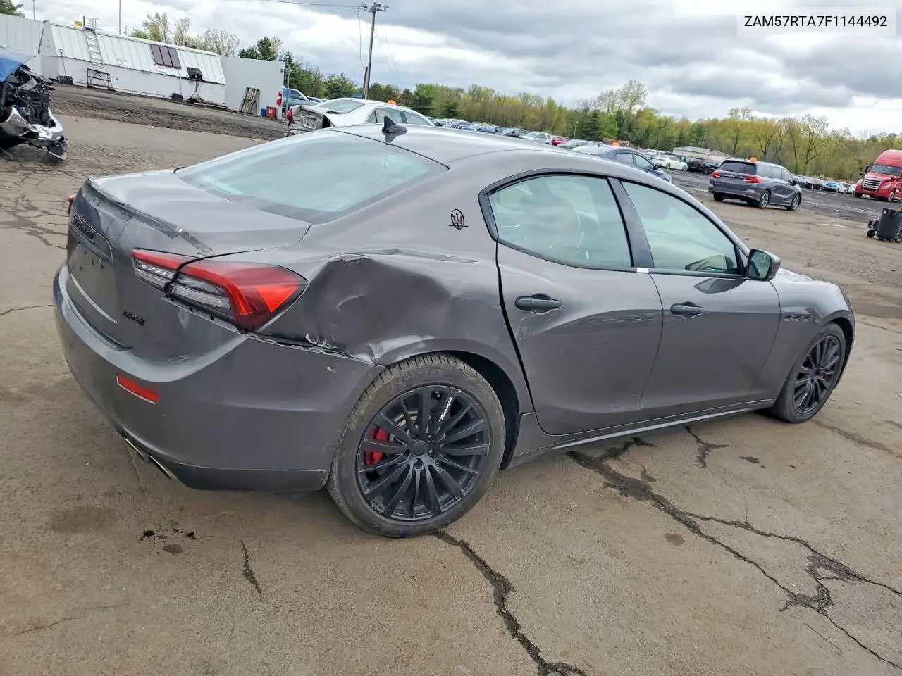 2015 Maserati Ghibli S VIN: ZAM57RTA7F1144492 Lot: 51976896