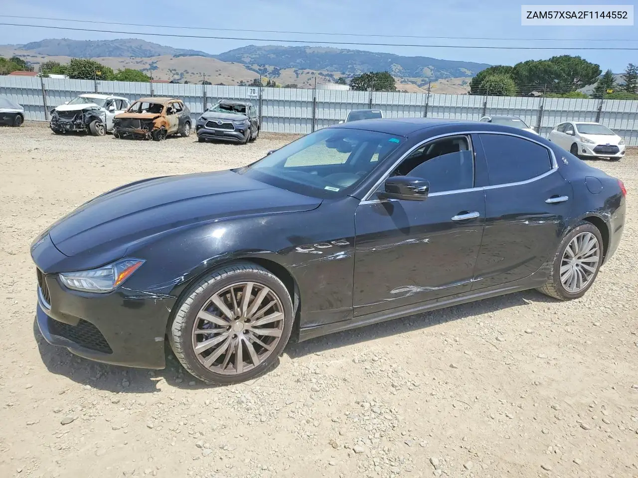 2015 Maserati Ghibli VIN: ZAM57XSA2F1144552 Lot: 52257626