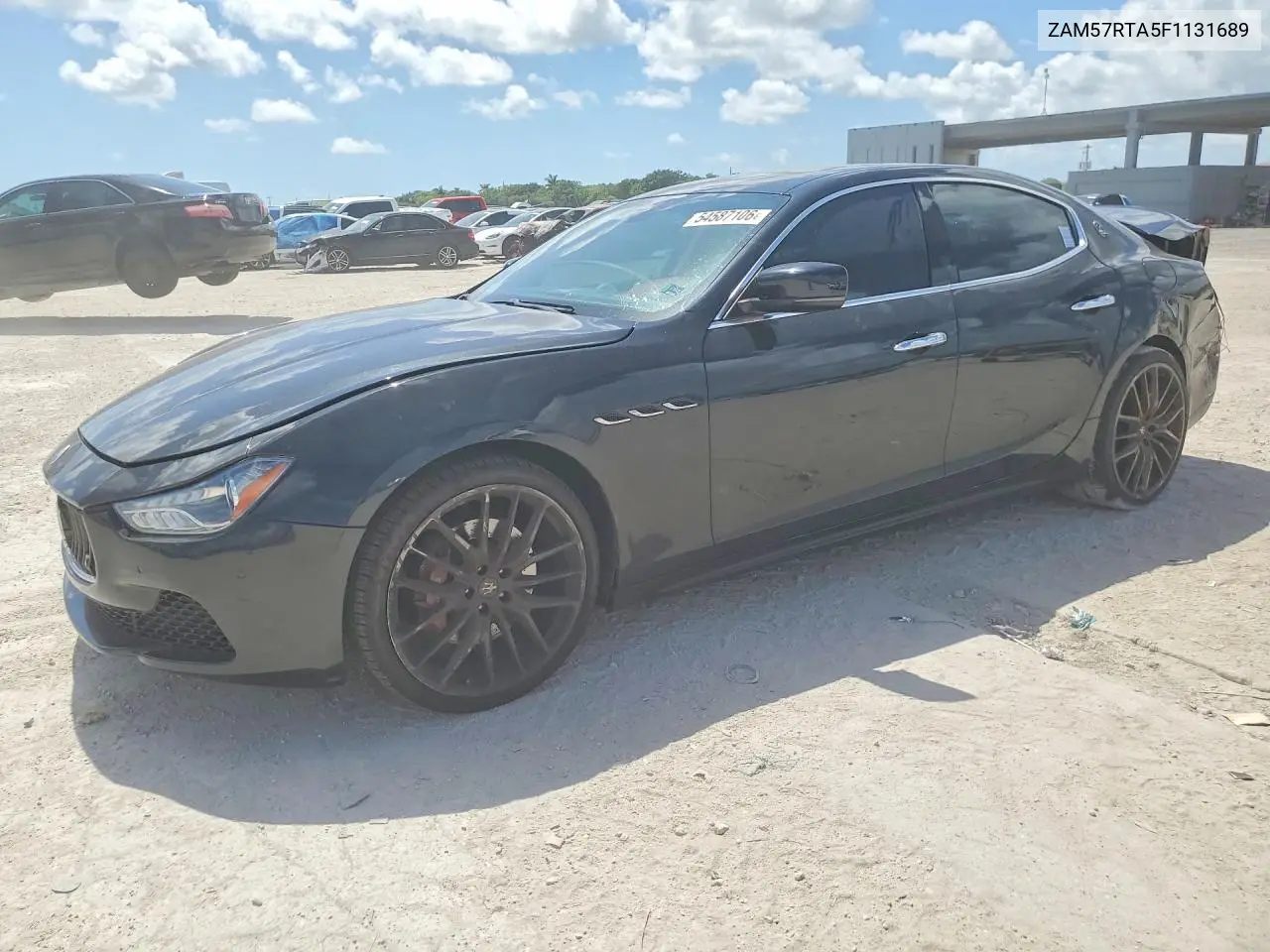 2015 Maserati Ghibli S VIN: ZAM57RTA5F1131689 Lot: 54587106