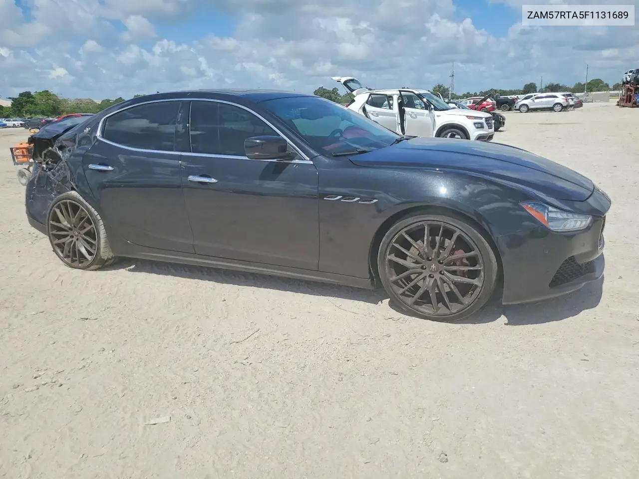 2015 Maserati Ghibli S VIN: ZAM57RTA5F1131689 Lot: 54587106
