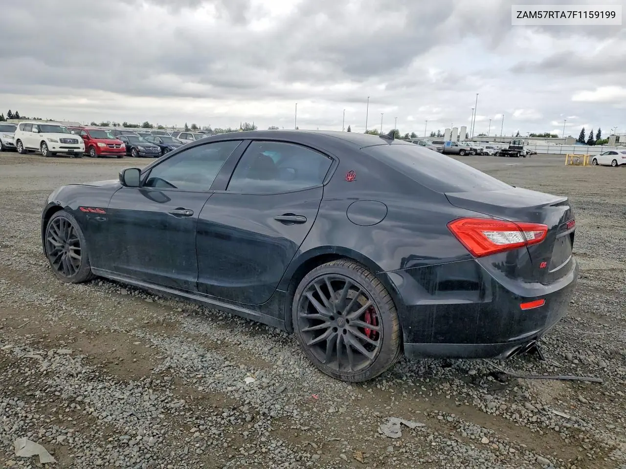 2015 Maserati Ghibli S VIN: ZAM57RTA7F1159199 Lot: 55588286