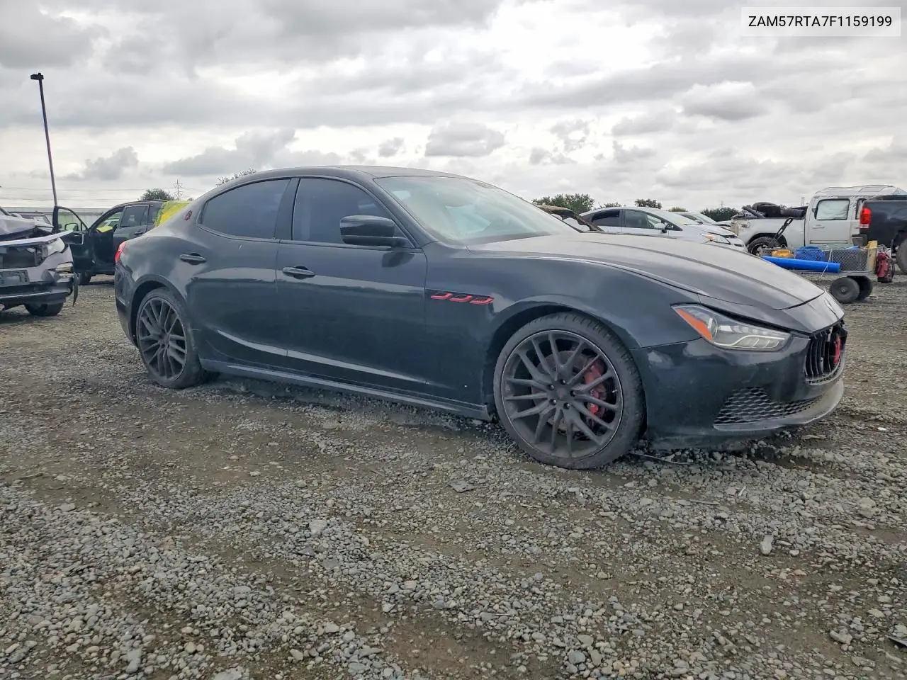 2015 Maserati Ghibli S VIN: ZAM57RTA7F1159199 Lot: 55588286