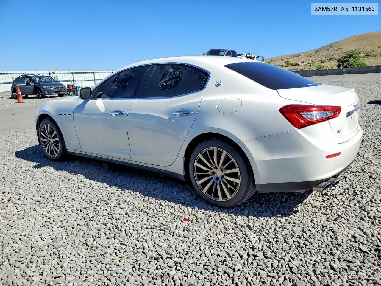 2015 Maserati Ghibli S VIN: ZAM57RTA5F1131563 Lot: 56522536