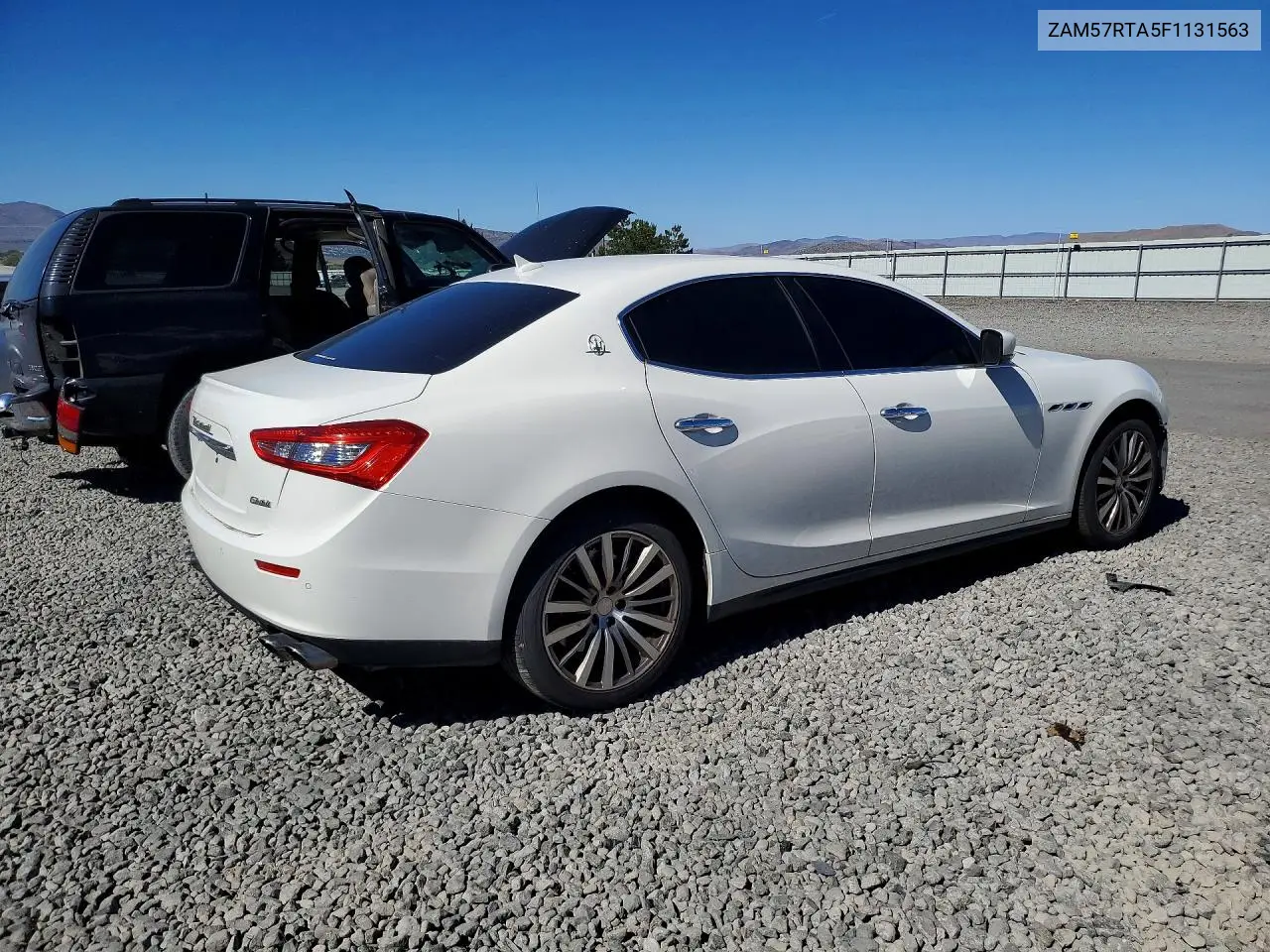 2015 Maserati Ghibli S VIN: ZAM57RTA5F1131563 Lot: 56522536