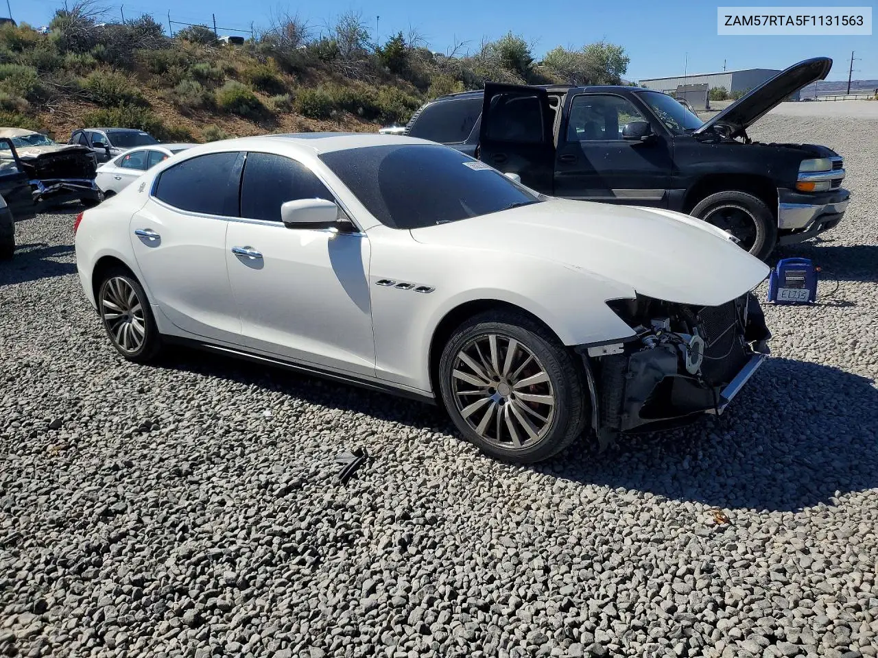 2015 Maserati Ghibli S VIN: ZAM57RTA5F1131563 Lot: 56522536