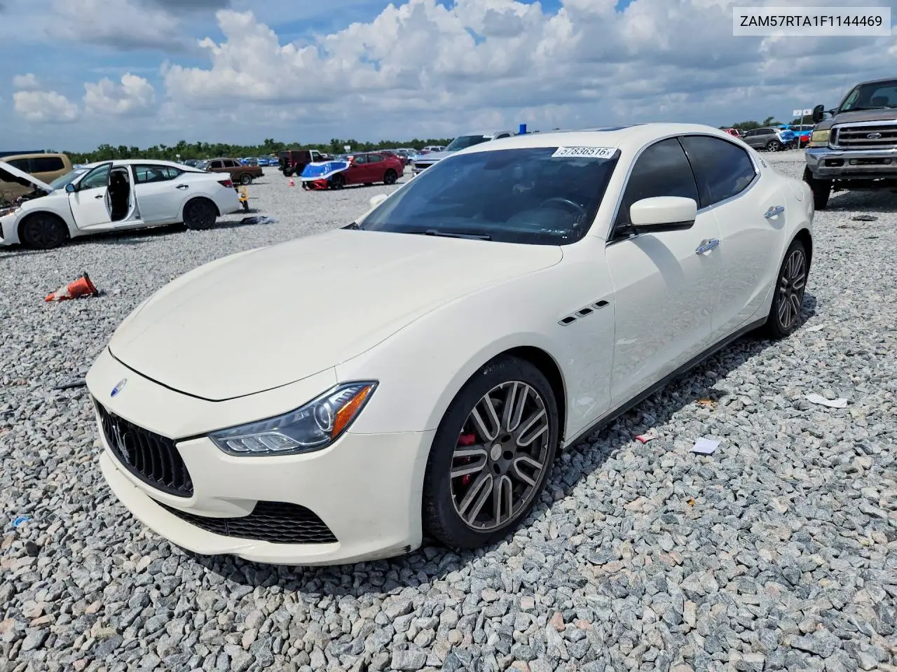 2015 Maserati Ghibli S VIN: ZAM57RTA1F1144469 Lot: 57836516