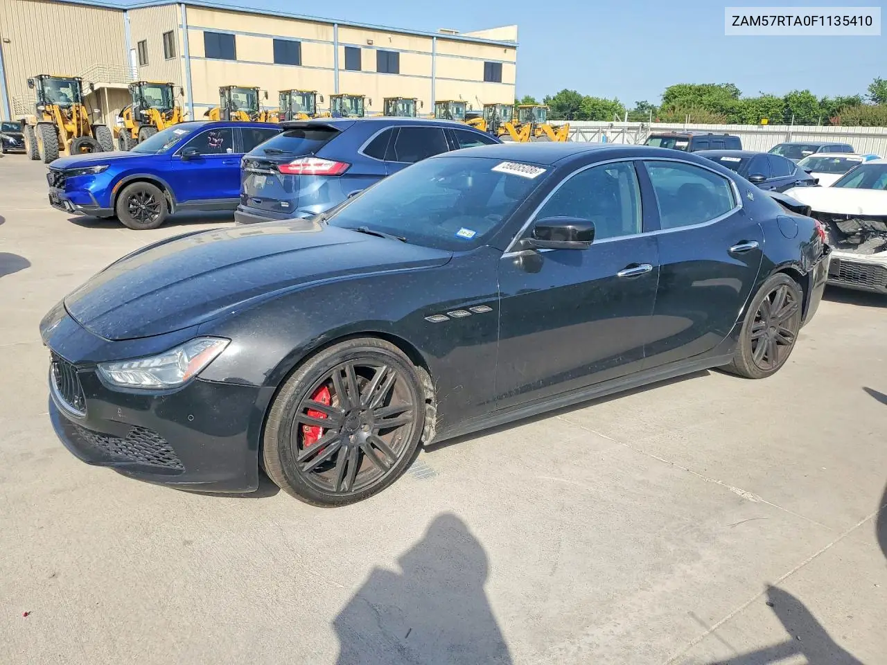 2015 Maserati Ghibli S VIN: ZAM57RTA0F1135410 Lot: 59085086