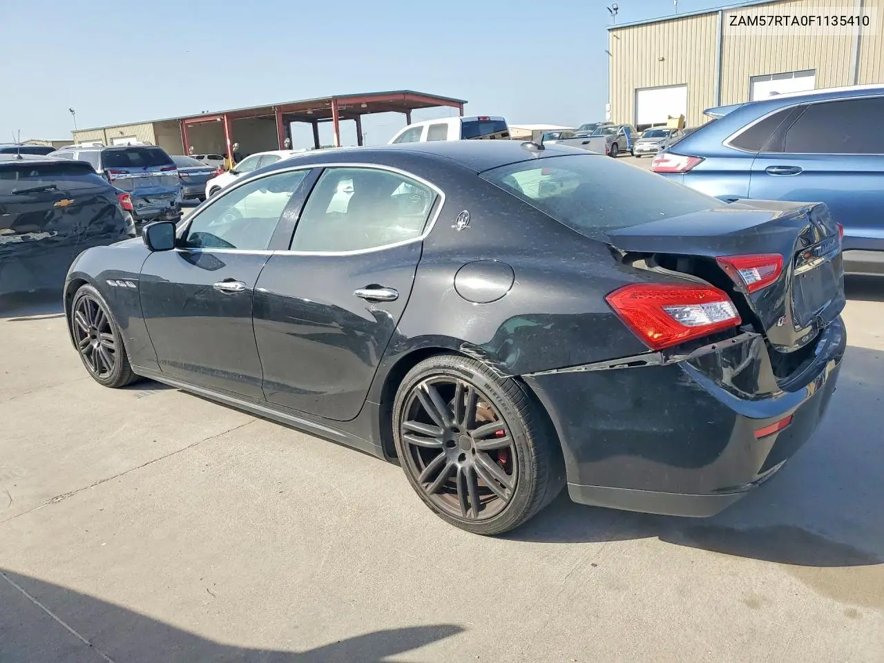 2015 Maserati Ghibli S VIN: ZAM57RTA0F1135410 Lot: 59085086