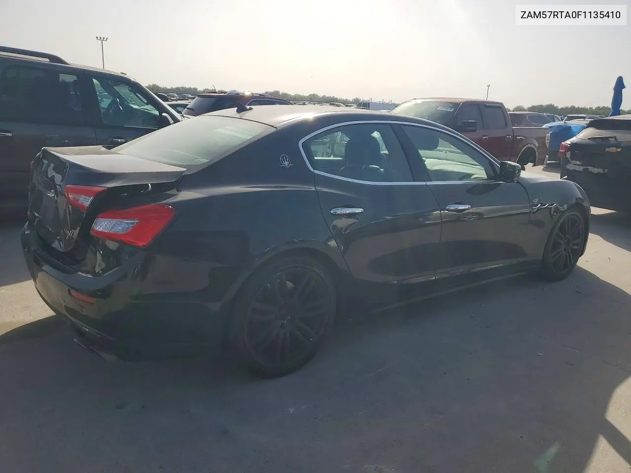 2015 Maserati Ghibli S VIN: ZAM57RTA0F1135410 Lot: 59085086