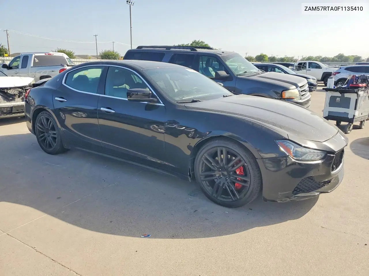 2015 Maserati Ghibli S VIN: ZAM57RTA0F1135410 Lot: 59085086