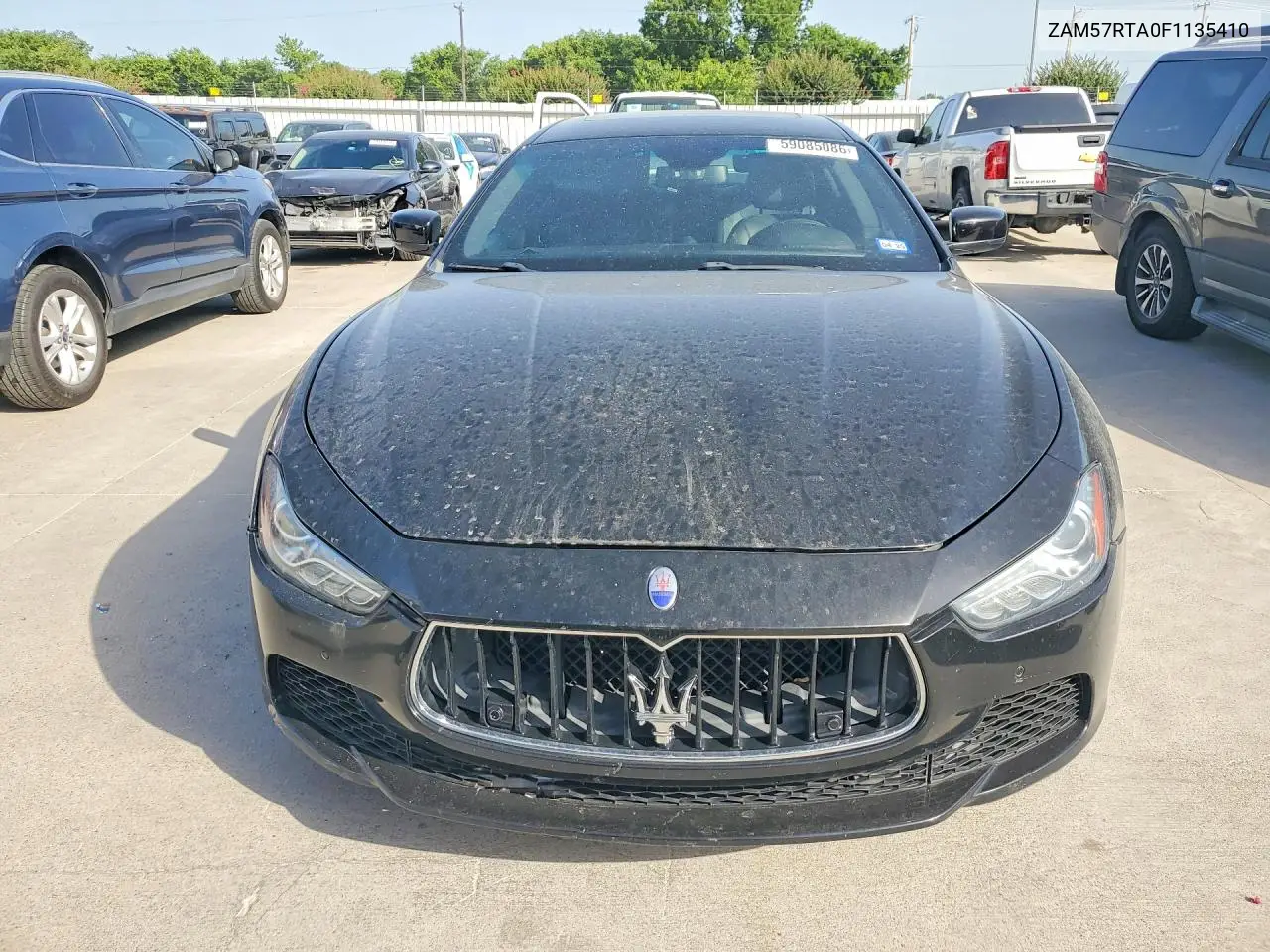 2015 Maserati Ghibli S VIN: ZAM57RTA0F1135410 Lot: 59085086