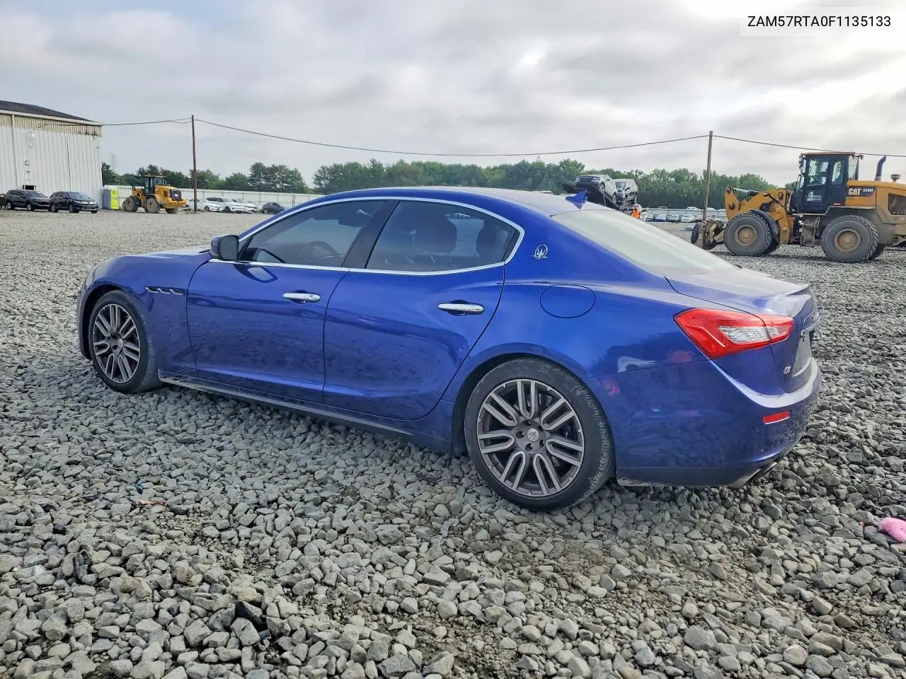 2015 Maserati Ghibli S VIN: ZAM57RTA0F1135133 Lot: 60043546