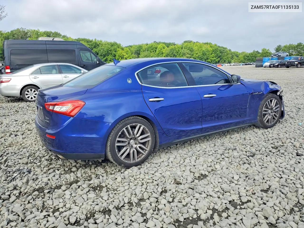 2015 Maserati Ghibli S VIN: ZAM57RTA0F1135133 Lot: 60043546