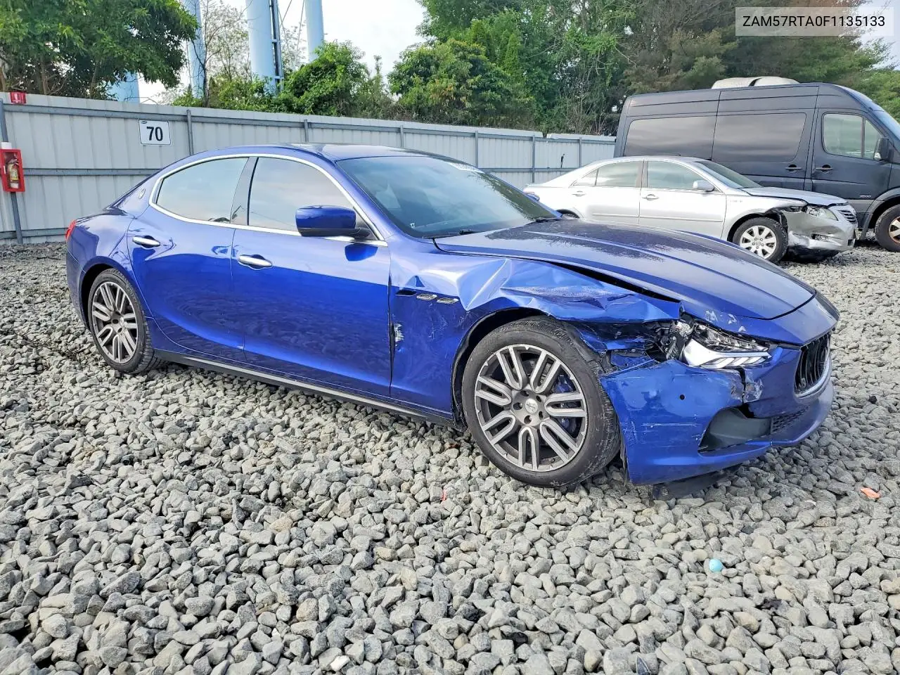 2015 Maserati Ghibli S VIN: ZAM57RTA0F1135133 Lot: 60043546