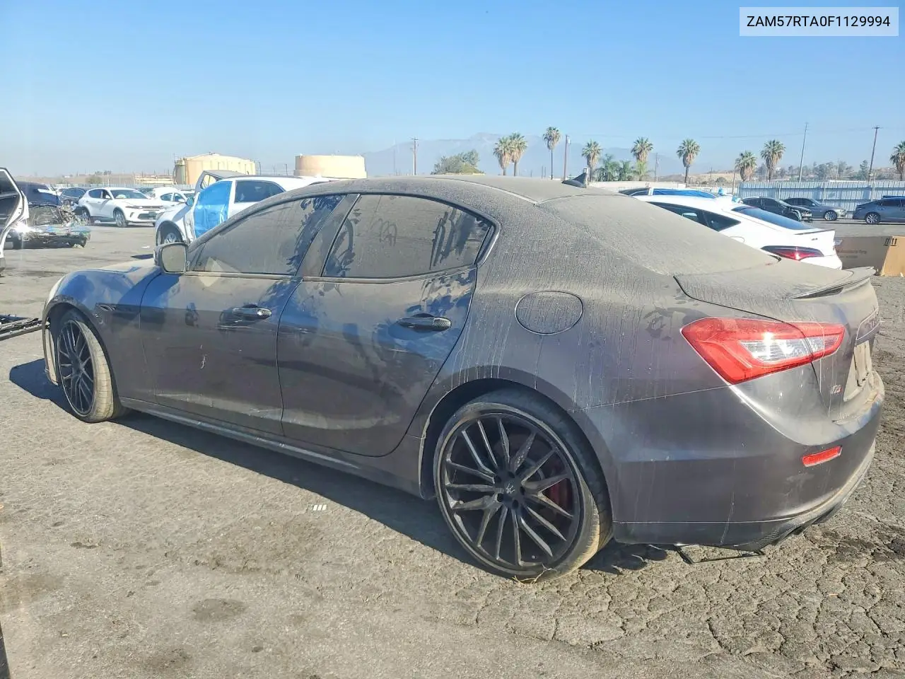 2015 Maserati Ghibli S VIN: ZAM57RTA0F1129994 Lot: 60690256