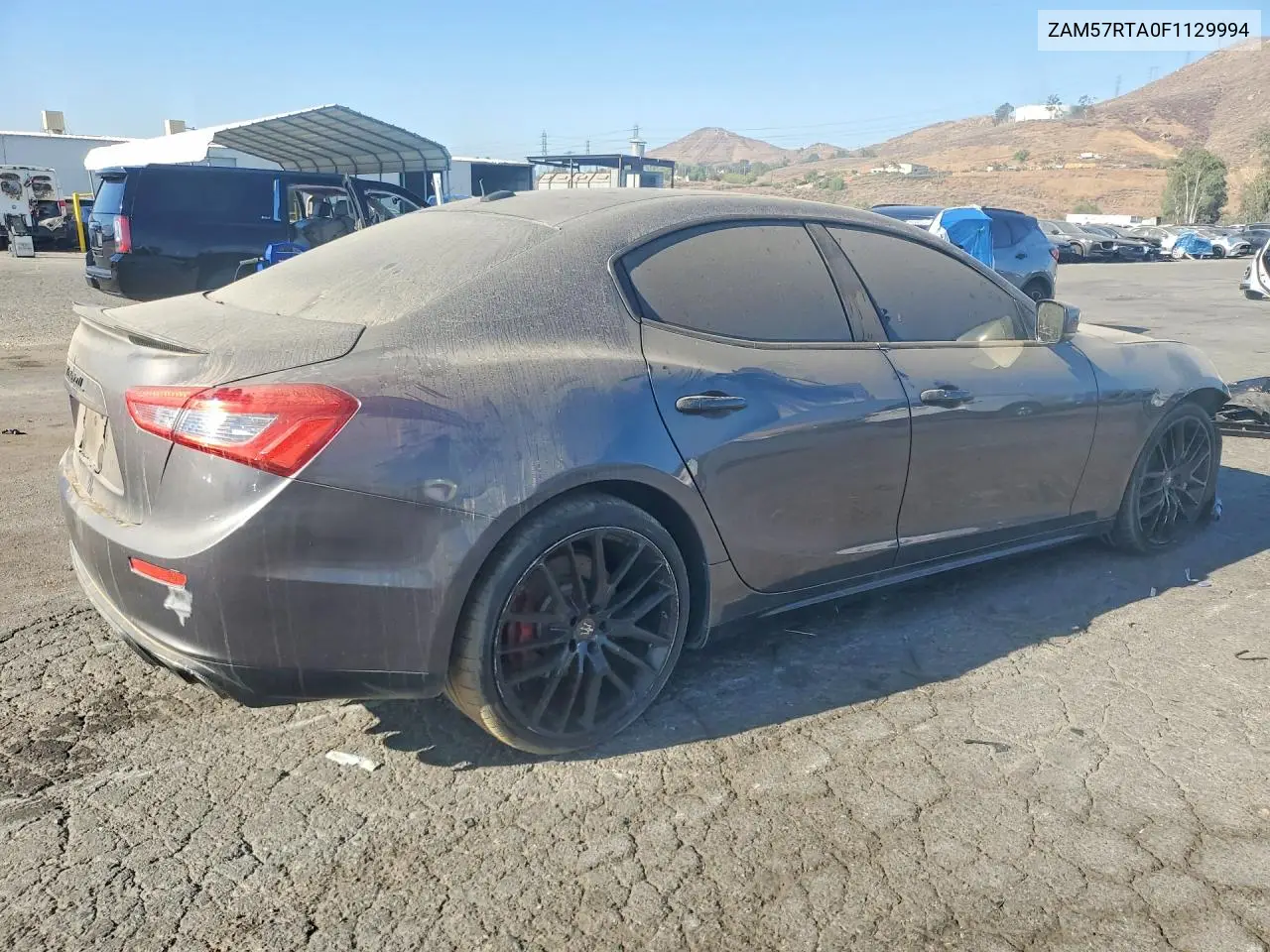2015 Maserati Ghibli S VIN: ZAM57RTA0F1129994 Lot: 60690256