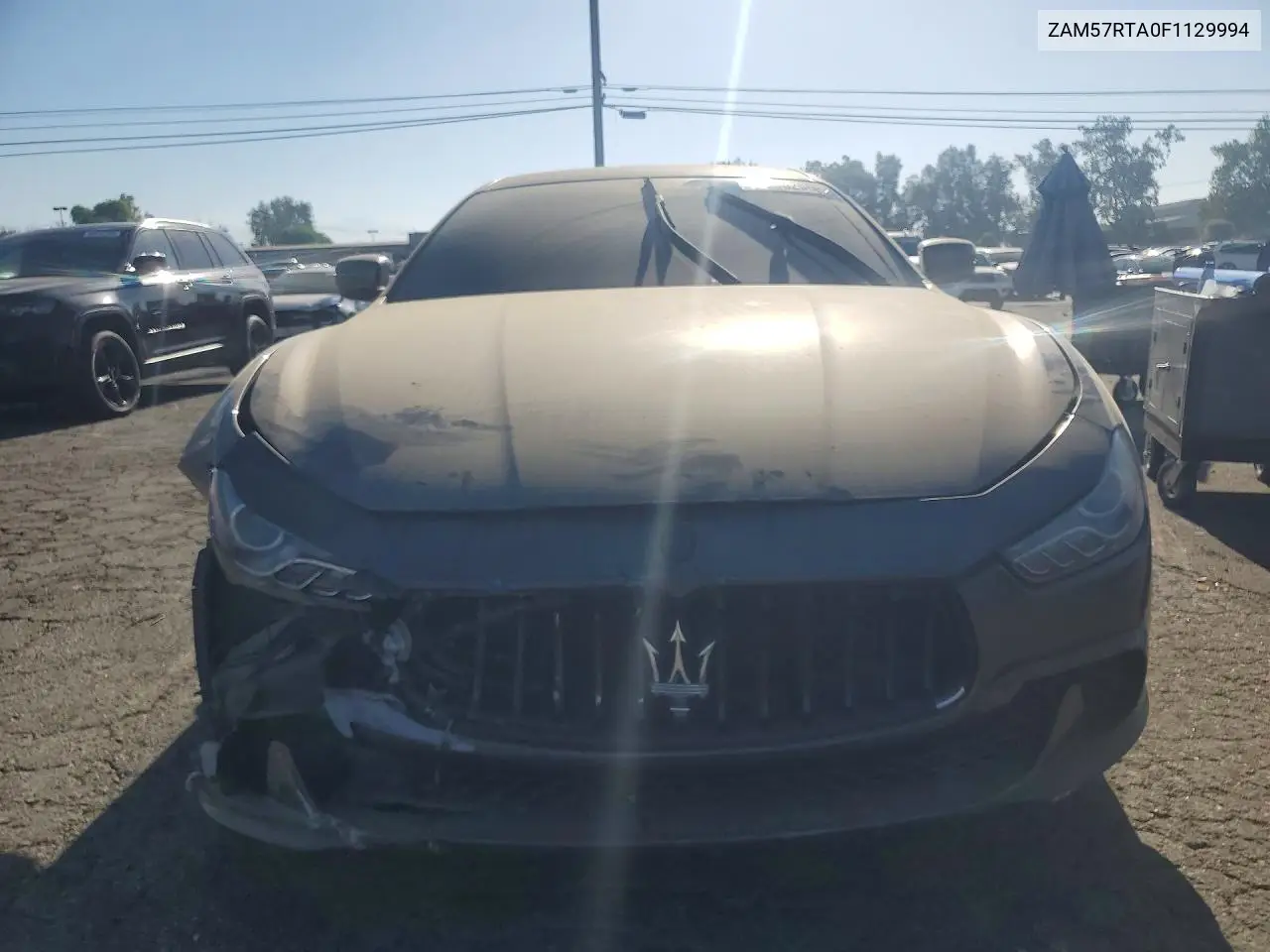 2015 Maserati Ghibli S VIN: ZAM57RTA0F1129994 Lot: 60690256