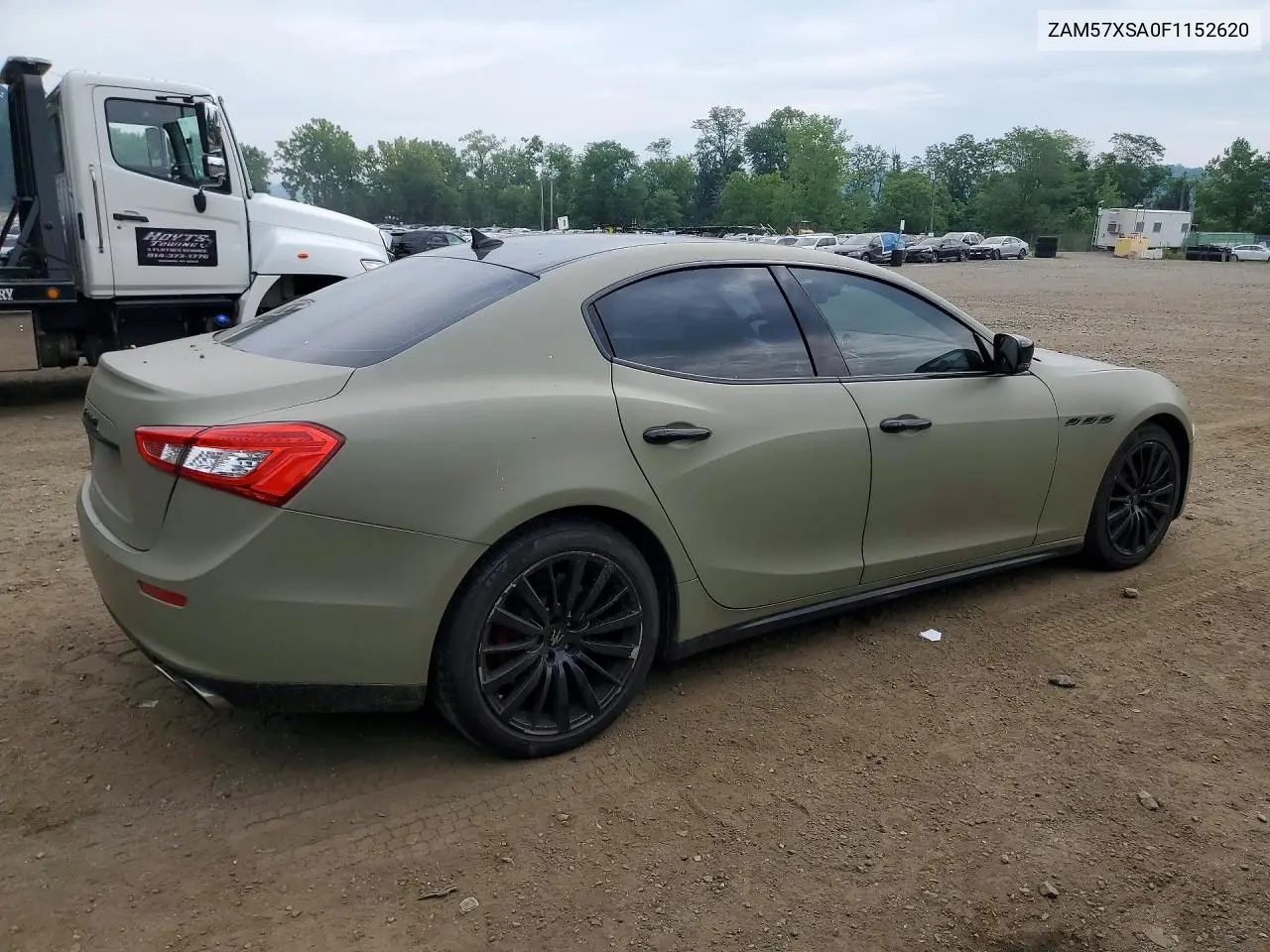 2015 Maserati Ghibli VIN: ZAM57XSA0F1152620 Lot: 61115216