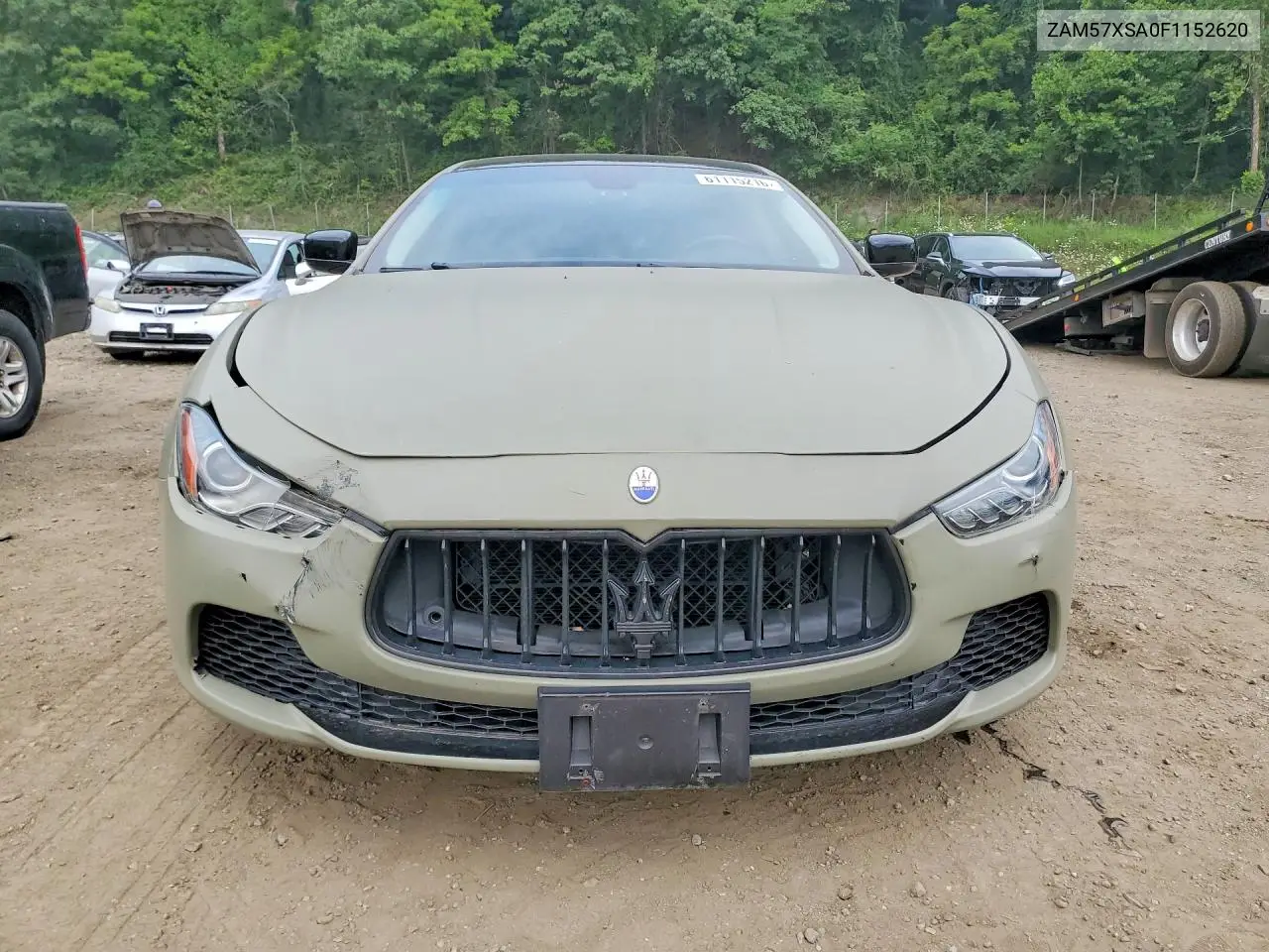 2015 Maserati Ghibli VIN: ZAM57XSA0F1152620 Lot: 61115216