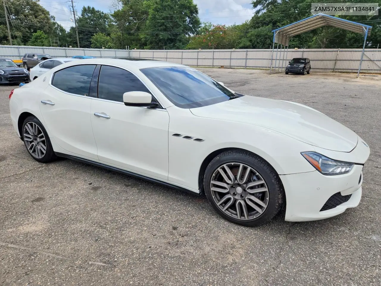 2015 Maserati Ghibli VIN: ZAM57XSA3F1134841 Lot: 61228986