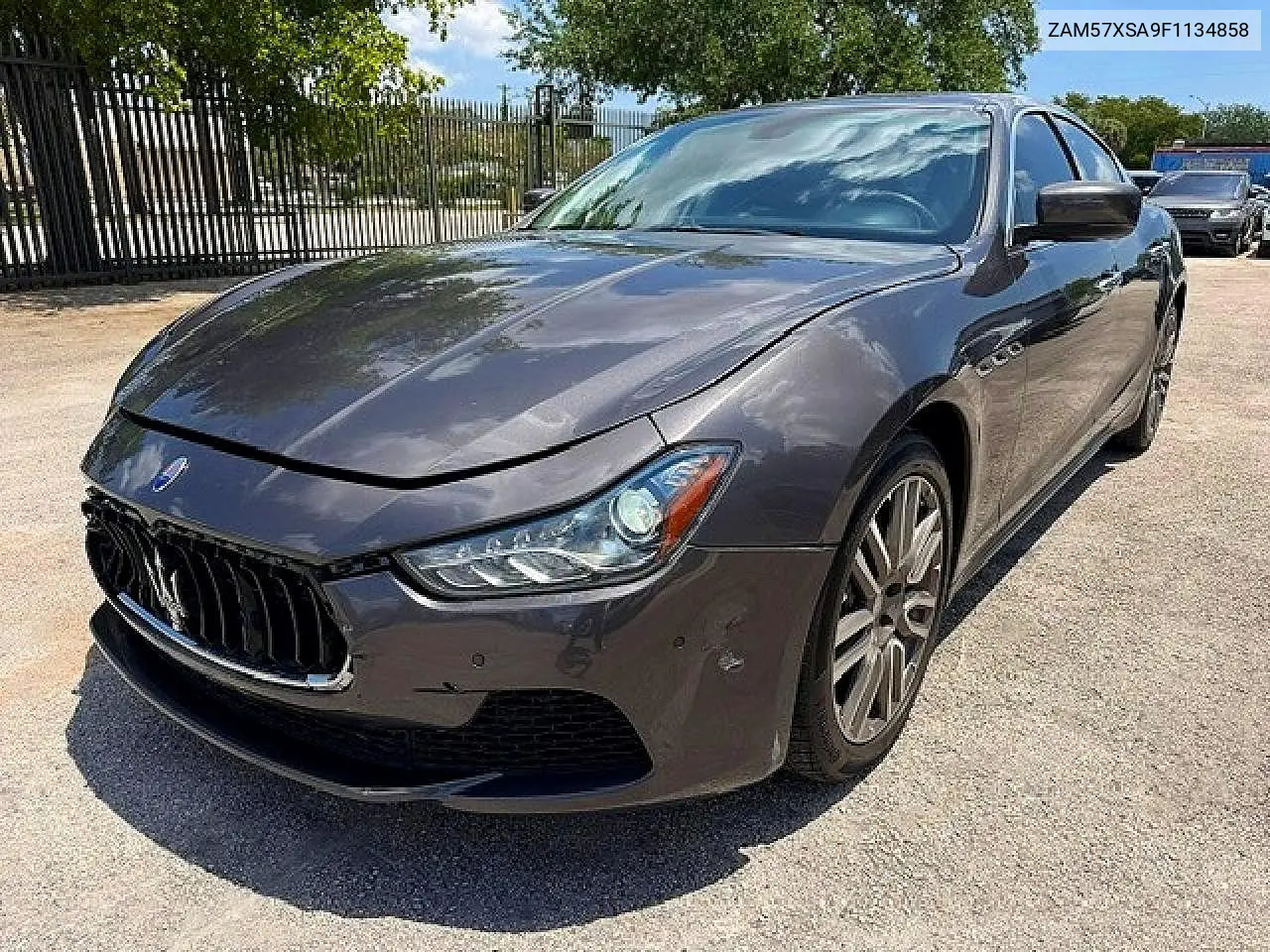 2015 Maserati Ghibli VIN: ZAM57XSA9F1134858 Lot: 61811406