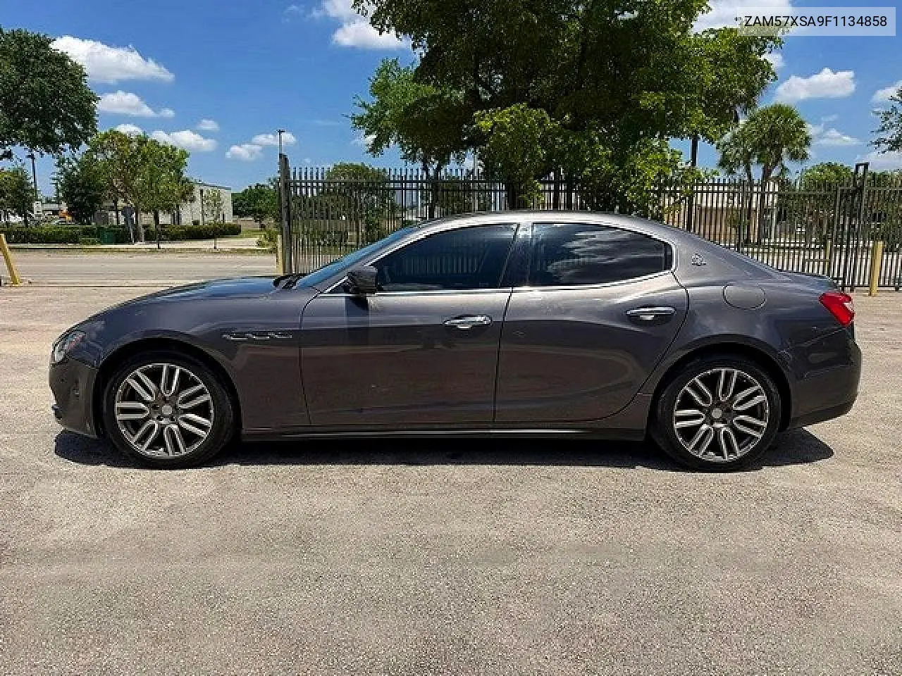 2015 Maserati Ghibli VIN: ZAM57XSA9F1134858 Lot: 61811406