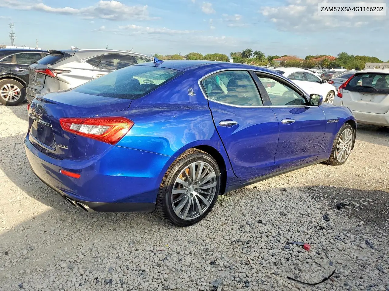 2016 Maserati Ghibli VIN: ZAM57XSA4G1166232 Lot: 50620906