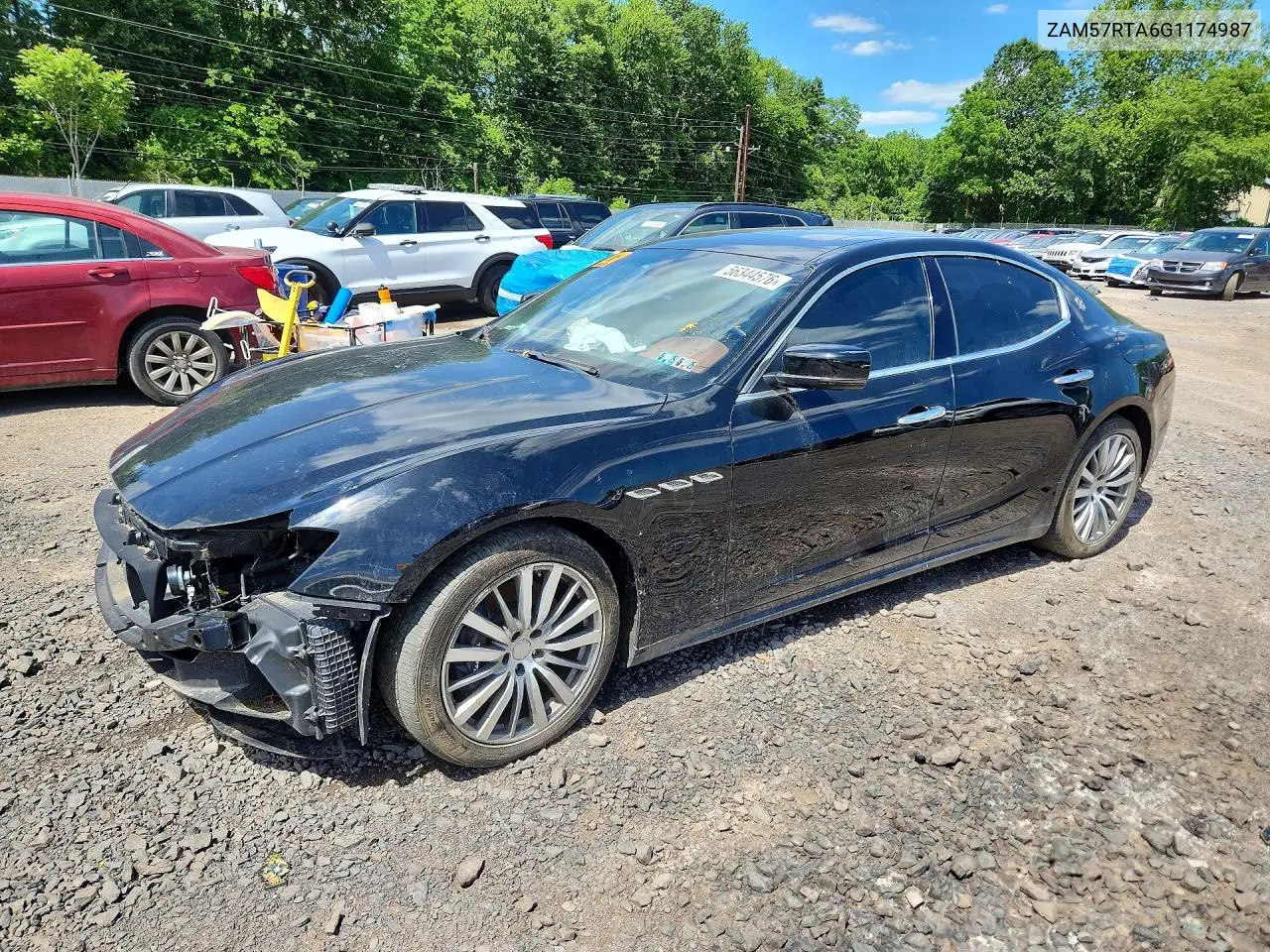 2016 Maserati Ghibli S VIN: ZAM57RTA6G1174987 Lot: 56344576