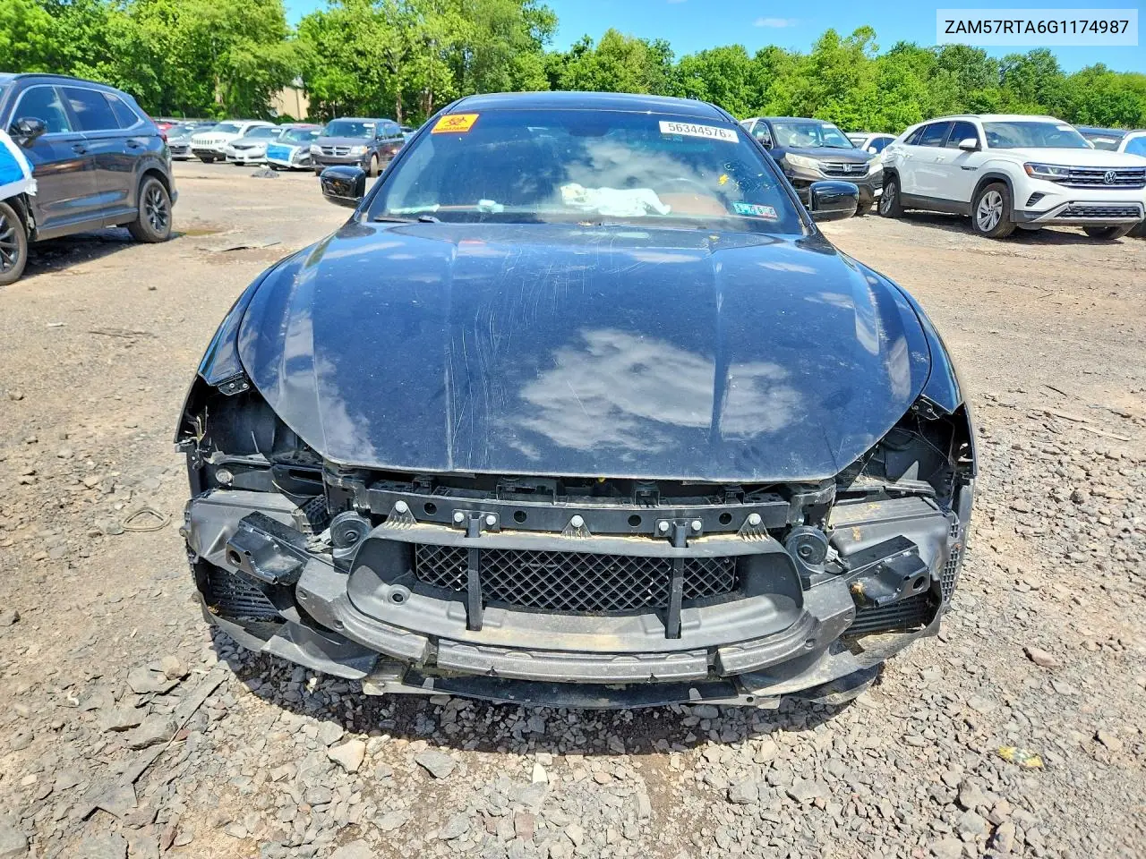 2016 Maserati Ghibli S VIN: ZAM57RTA6G1174987 Lot: 56344576